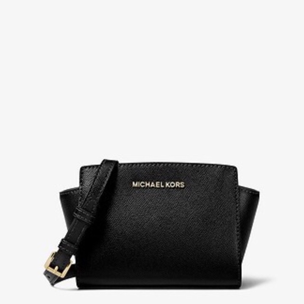 Michael Kors Selma Mini Saffiano Leather Crossbody